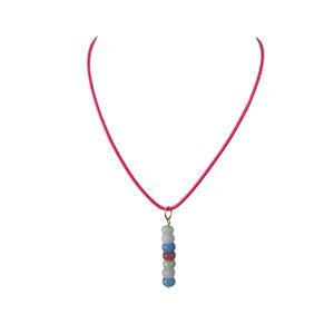 colorful stone necklace